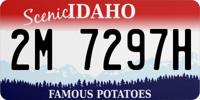 ID license plate 2M7297H