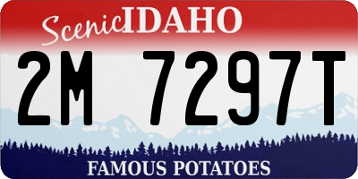 ID license plate 2M7297T