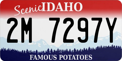 ID license plate 2M7297Y