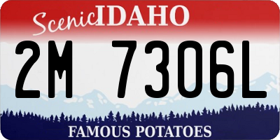 ID license plate 2M7306L