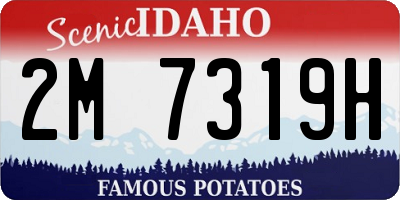 ID license plate 2M7319H