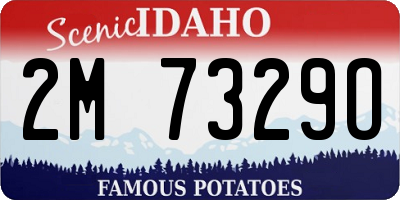 ID license plate 2M7329O