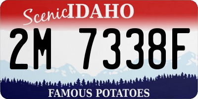 ID license plate 2M7338F
