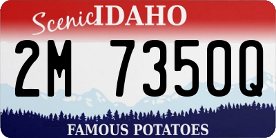 ID license plate 2M7350Q