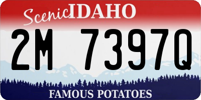 ID license plate 2M7397Q