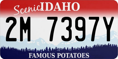 ID license plate 2M7397Y