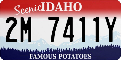 ID license plate 2M7411Y