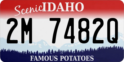 ID license plate 2M7482Q