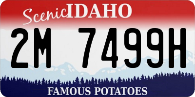 ID license plate 2M7499H