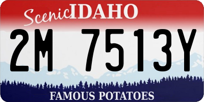 ID license plate 2M7513Y