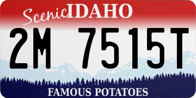 ID license plate 2M7515T