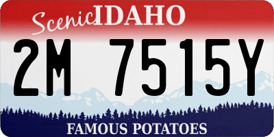 ID license plate 2M7515Y