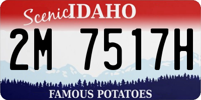 ID license plate 2M7517H