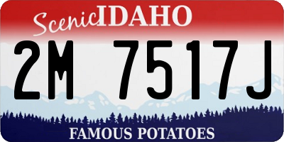 ID license plate 2M7517J