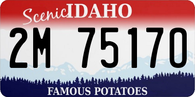 ID license plate 2M7517O