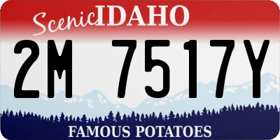 ID license plate 2M7517Y