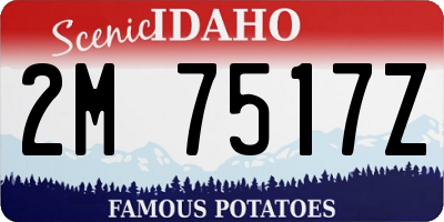 ID license plate 2M7517Z