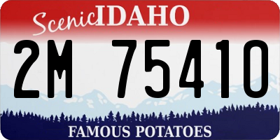 ID license plate 2M7541O
