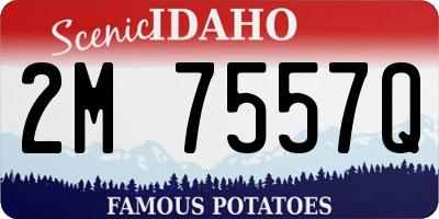 ID license plate 2M7557Q