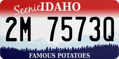 ID license plate 2M7573Q