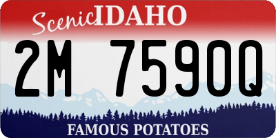 ID license plate 2M7590Q