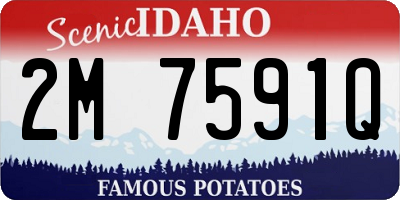 ID license plate 2M7591Q