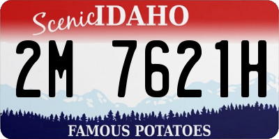 ID license plate 2M7621H