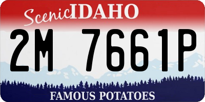 ID license plate 2M7661P