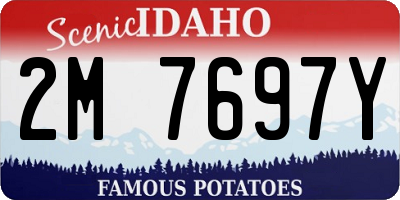 ID license plate 2M7697Y