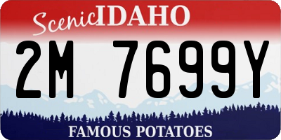 ID license plate 2M7699Y
