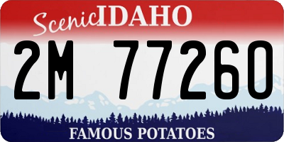 ID license plate 2M7726O