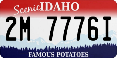 ID license plate 2M7776I