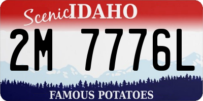 ID license plate 2M7776L