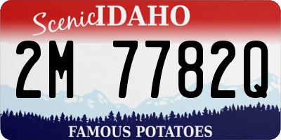 ID license plate 2M7782Q