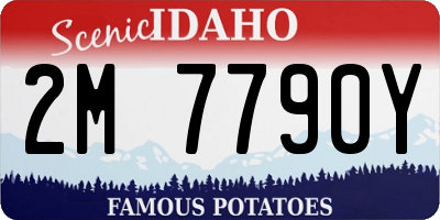 ID license plate 2M7790Y
