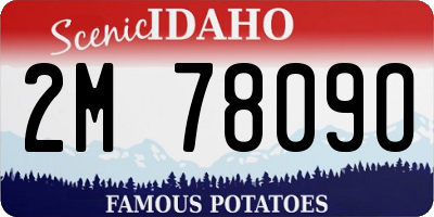 ID license plate 2M7809O
