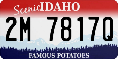 ID license plate 2M7817Q