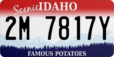ID license plate 2M7817Y