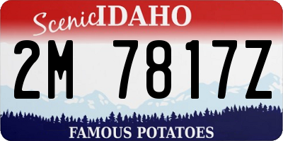 ID license plate 2M7817Z