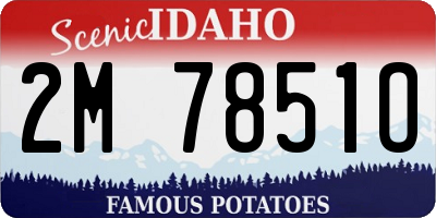 ID license plate 2M7851O