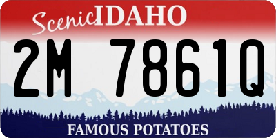 ID license plate 2M7861Q