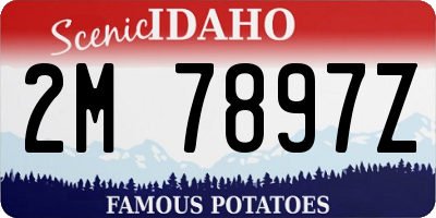ID license plate 2M7897Z