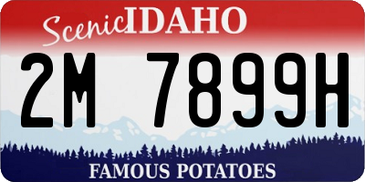 ID license plate 2M7899H