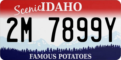 ID license plate 2M7899Y