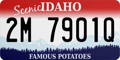 ID license plate 2M7901Q