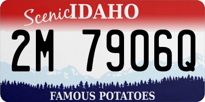ID license plate 2M7906Q