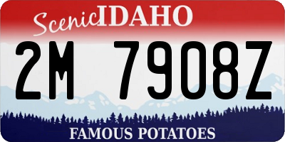 ID license plate 2M7908Z