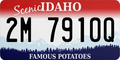 ID license plate 2M7910Q