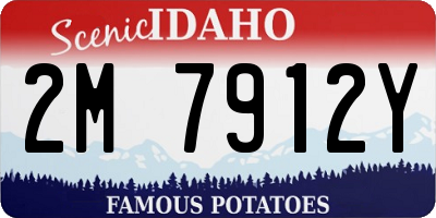 ID license plate 2M7912Y