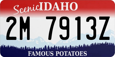 ID license plate 2M7913Z